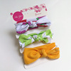 Children's headband, hairgrip with bow, elastic set, 3 piece set