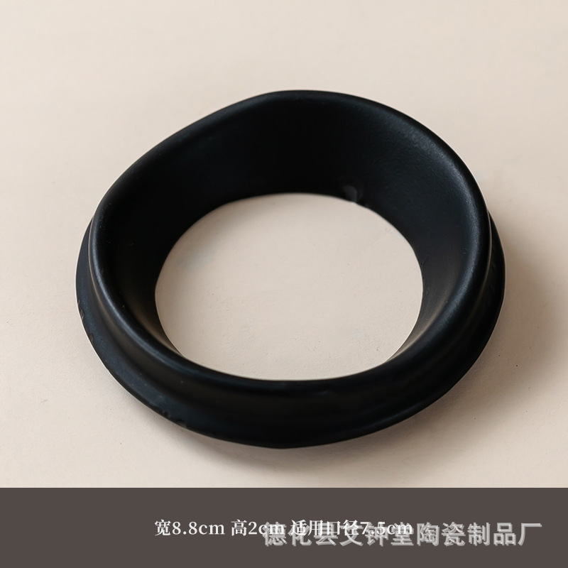 Ceramic Moxa Gua Sha Stone Ring Handheld Moxibustion Jar Accessory Style 10 key features