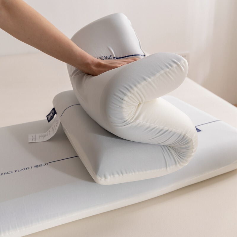 New Slow Rebound Blue Double Core Upgraded Deep Sleep Memory Pillow Neck Protection Pillow Home Hotel Comfortable Pillow Core