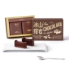 Chocolate flavor comes with a spoon