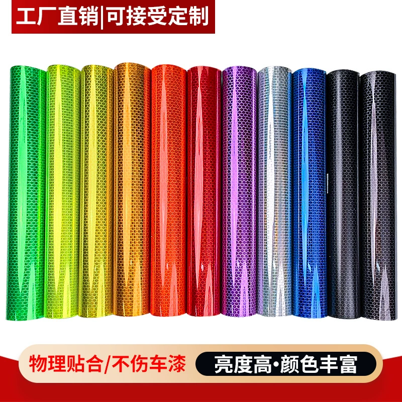 Новый продукт, трансграничная автомобильная пленка для фар-хамелеонов, пленка для задних фонарей, меняющая цвет пленка, сотовая лазерная радужная пленка-хамелеон для мотоцикла