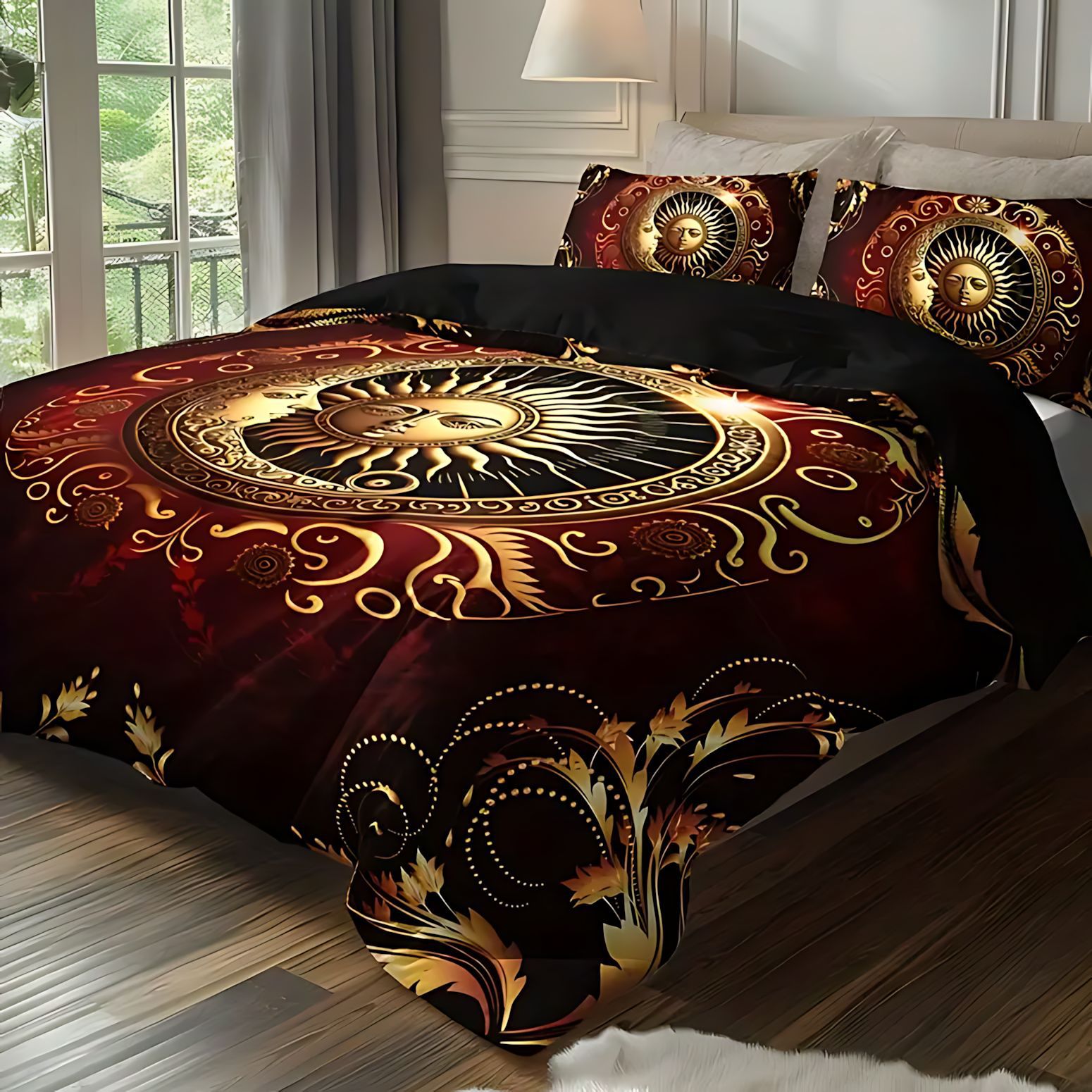 TEMU / JIT Amazon Sun Moon Planet Impresión digital 3D Soft edredon Kit Fuente de fabricación