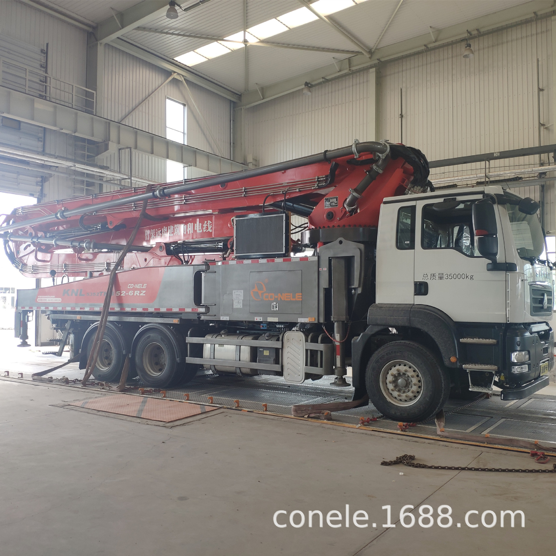 混凝土泵车 52米水泵泵车重汽泵车 台湾用的泵车 52米天泵 汽车泵