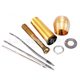 Copper awl replaceable needle hook needle curved needle shoe repair tool upper shoe awl Crochet thread