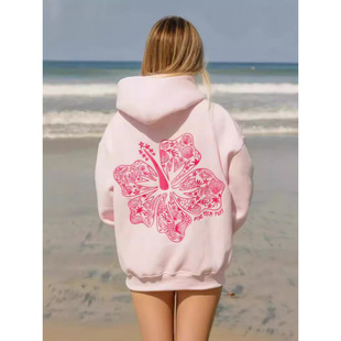 �羳���uAwaii Hibiscus Hoodie������ݼy�W��ӡ�����Q�Bñ��