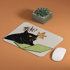 Cute Black Cat Cartoon Mouse Pad Large Keyboard Pad Girls Laptop Desk Pad Game Mouse Pad