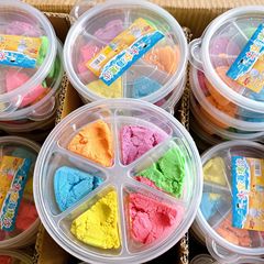 メーカー卸売 6 色ボックススペースサンド手作り diy カラー砂セット教育ビーチ子供のおもちゃ 2 ドルショップ百貨店