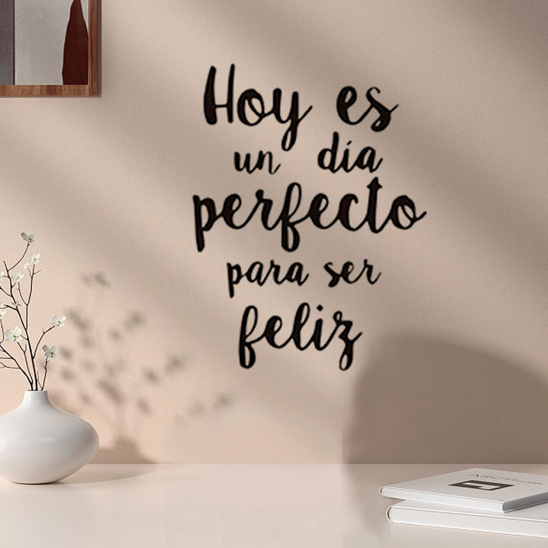 Día perfecto Estilo nórdico pegatinas de pared letras inglesas pegatinas transfronterizas e-commerce generación AliExpress