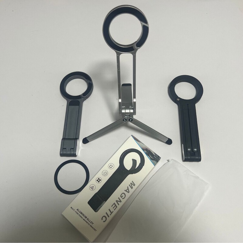 Cross-Border 2025 New Mobile Phone Magnetic Holder Carabiner Multi-Functional Shooting Bracket Portable Live Broadcast Tripod Bracket