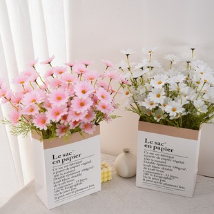 5 chamomile daisy artificial flower living room ornaments home decoration photography props wedding flowers fake flowers