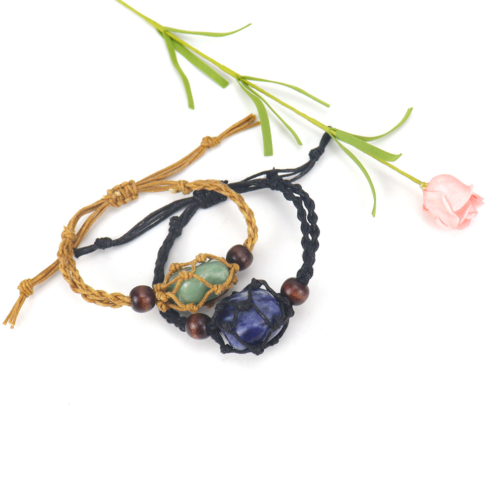 1 Piece Fashion Geometric Crystal Handmade Unisex Bracelets