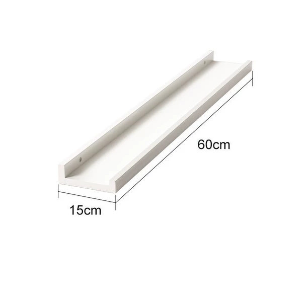 【60X15CM】Pine board-warm white-painted★