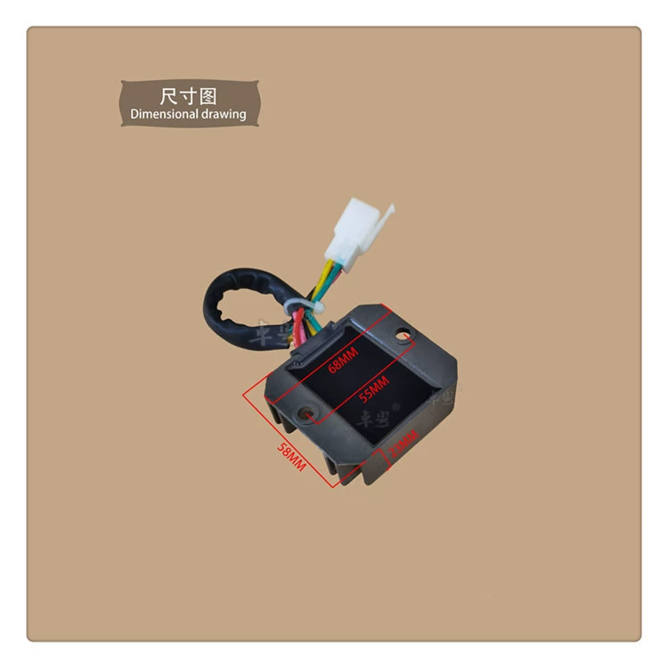 Аксессуары для мотоциклов CG125 ZJ125 5-проводной штекер регулятор напряжения Технические характеристики выпрямителя регулятора завершены