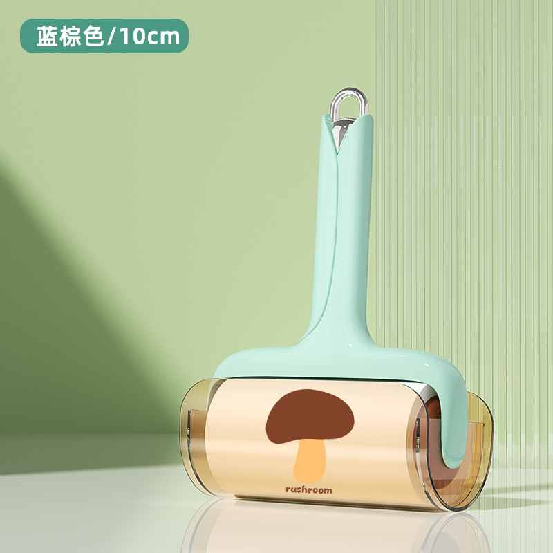 滚筒粘毛器家用粘毛滚筒纸毛发除毛刷多巴胺滚筒粘毛器带盖粘毛器|undefined