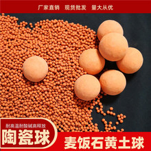 供应远红外陶瓷球 弱碱性矿化水小分子能量球 填充麦饭石黄土球