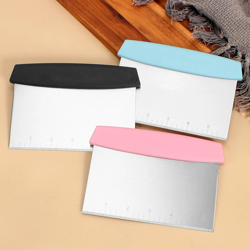 Пластиковая ручка PP из нержавеющей стали для резки муки с ножом для резки шкалы рисовые рулетики скребок для приготовления пищи костюм для выпечки