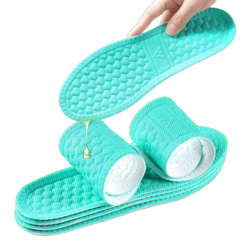 Plantillas deportivas para hombres y mujeres pisando heces, una pieza de plantillas de entrenamiento militar de verano, ajenjo, desodorante, transpirable, absorbente de sudor, ligero y amortiguador