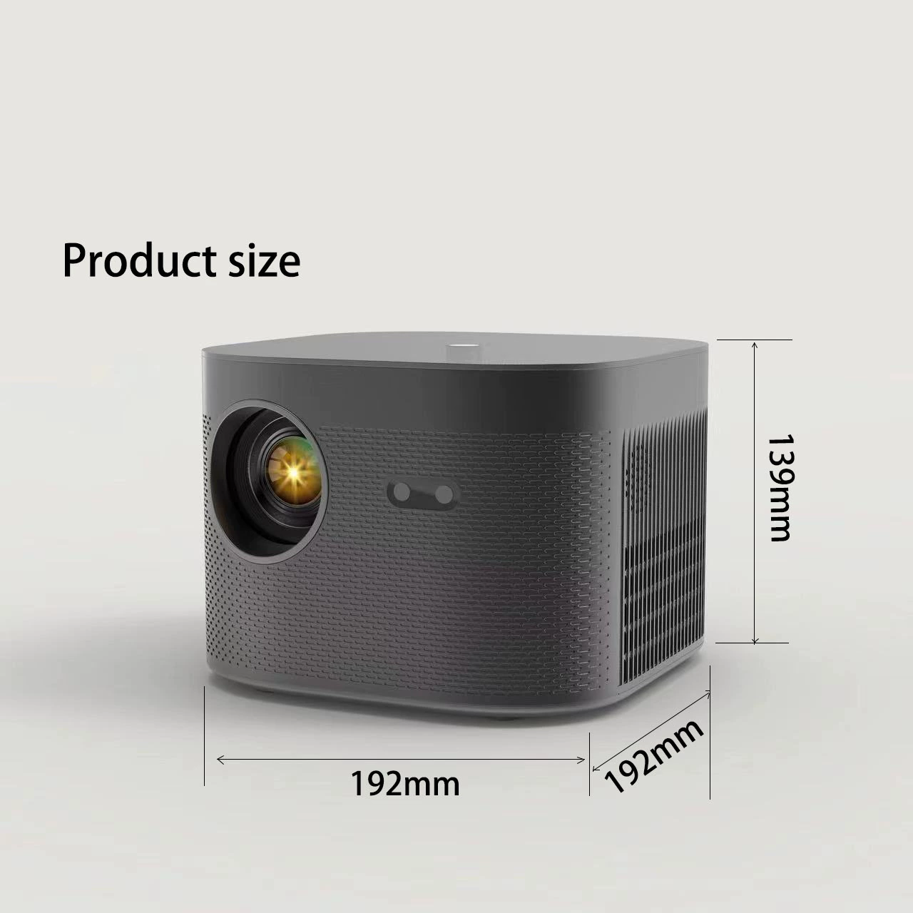 Projector F18/HY320, 1080P LED smart home theater, Android 10, 350 ANSI, 2GB+16GB