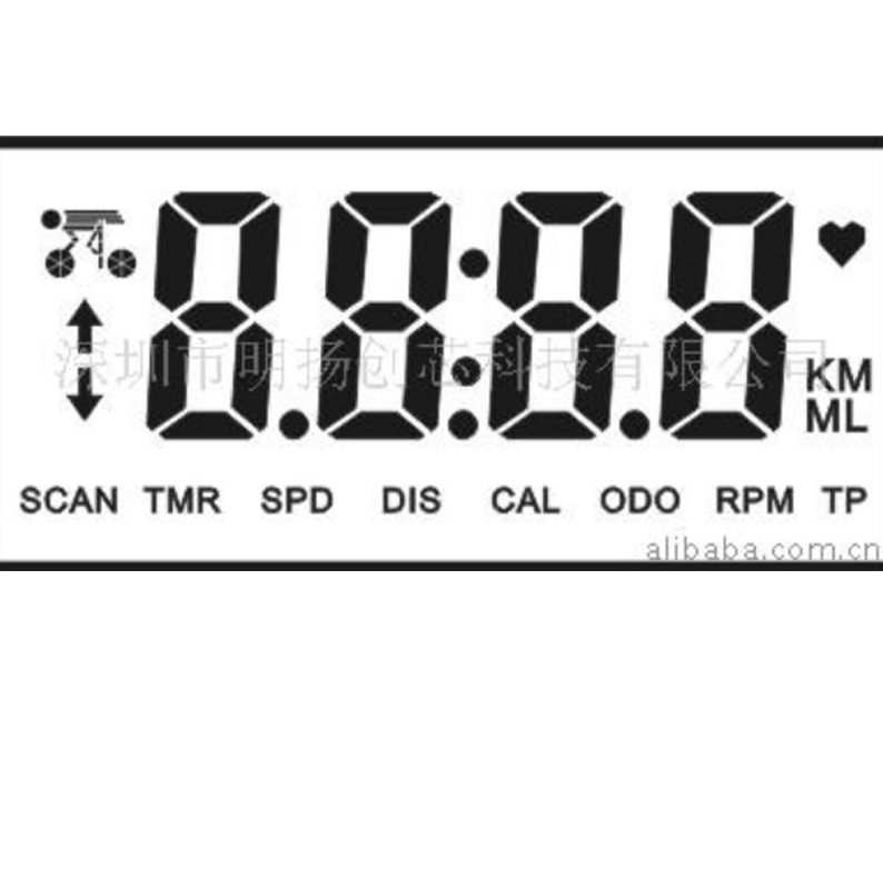 供应单行健身车表踏步机仪表IC(图)芯片