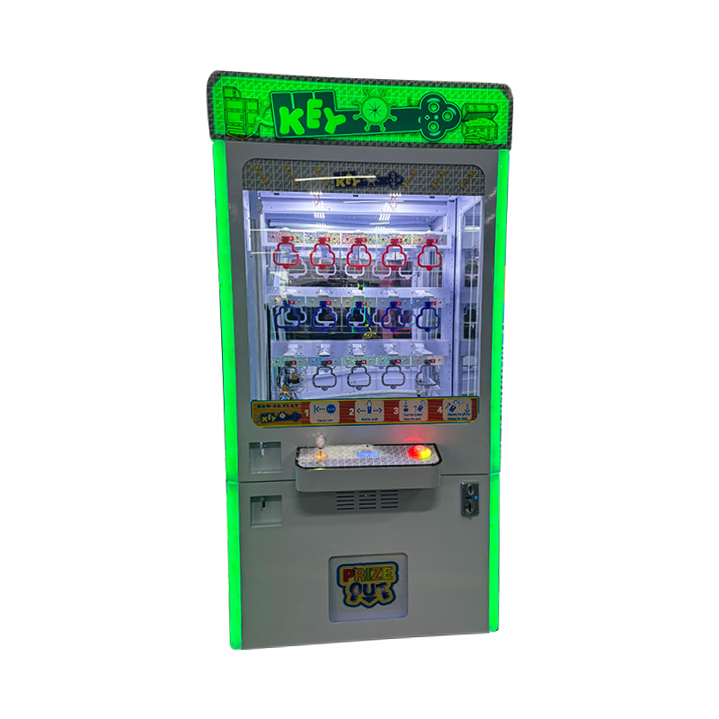 Máquina de regalo a gran escala Máquina de caja ciega que toma monedas Empuje la máquina de llaves de la ciudad de los videojuegos