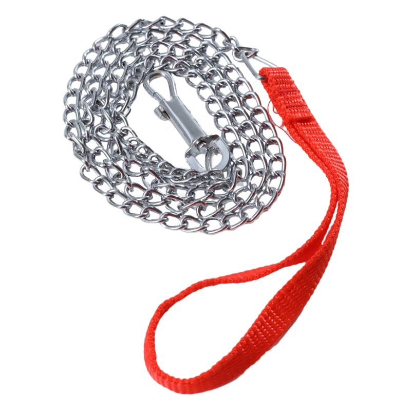 Фабрика на складе оптом кожа хромированная железная цепь Тяговый ремень укус упорный процесс хромирования P цепь собака