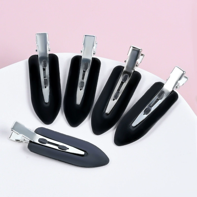 Заколка для волос (Hairgrip) металлическая клешня-краб, цветное матовое покрытие, 5.8 см, assorted colors