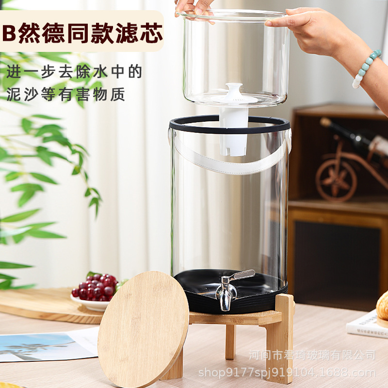 家庭用ドリップ浄水バケツ、電気不要、廃水なし、越境売れ筋商品Bブランドフィルター浄水バケツ|undefined