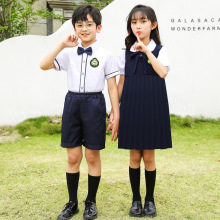 批发儿童合唱服小学生诗歌朗诵表演服校服幼儿园毕业照服装夏季