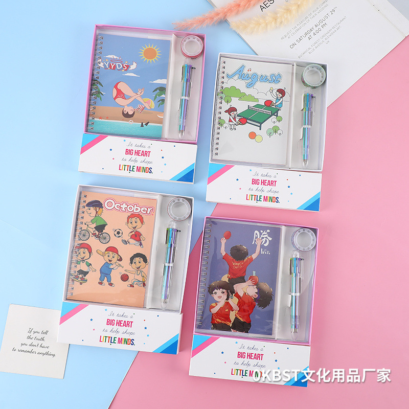 Atletas de dibujos animados (4 cabellos mezclados)