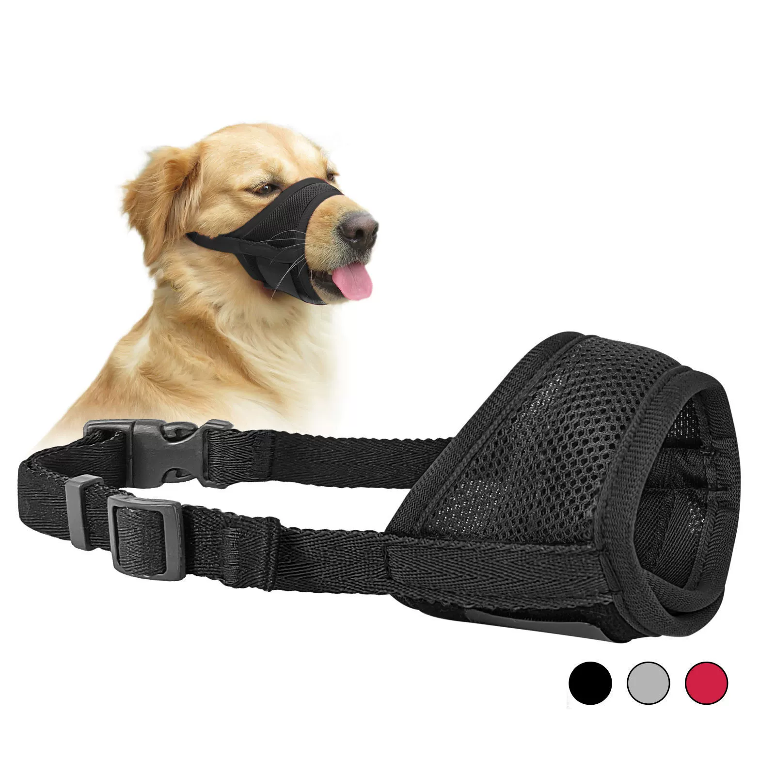 Маска для собак оптом рукав для рта большой собаки против укусов, против лая, против случайного употребления в пищу, товары для домашних животных, регулируемая дышащая на липучке