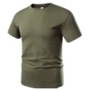 pure cotton Military training clothing summer camouflage Short sleeved T-shirt men and women outdoors T-shirts T-shirt Primary and secondary school students Military training T-shirt