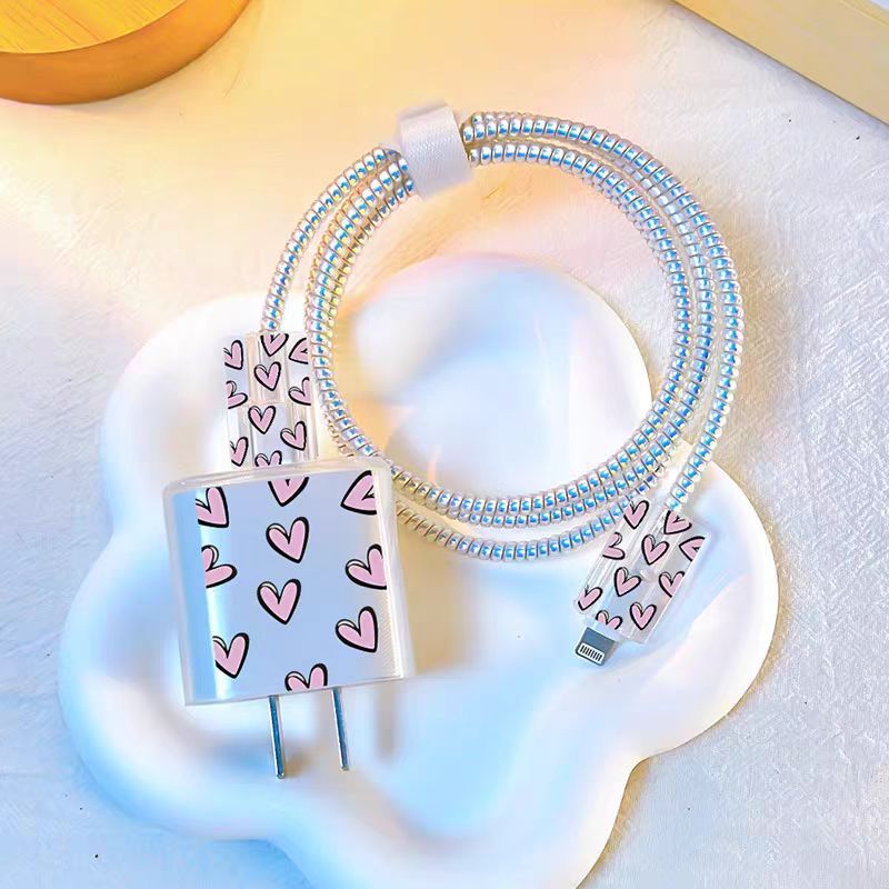 Aplicable a Apple 14 Cable Cover iPhone 13 Cargador Head 12 Promax Winding Cable Cover iPad