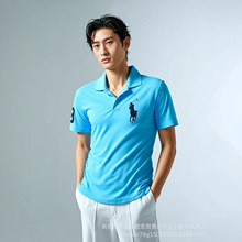 同款拉夫劳伦翻领短袖T恤休闲男士外贸大马Polo衫夏短袖外贸供应