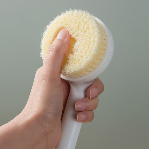 Long-handled soft-bristled bathing and bathing brush, scrubbing and bathing artifact, back-rubbing brush, mud-rubbing back, no pain, no need to ask for help, no need to ask for help, bath brush