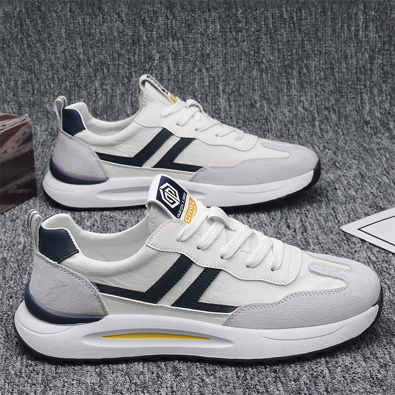 2025 весна новые толстоподошвенные утепленные замшевые дышащие спортивные экспортные кроссовки повседневная мужская обувь универсальные персонализированные туфли