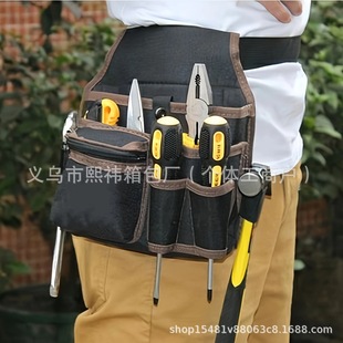 Hot explosions! Waterproof Oxford Cloth Hardware Tools Waist Bag Multifunctional Tools Waist Hanging Bag Electrician Repair Bag