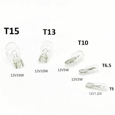 T5/T6.5/T10/T13/T15玻插泡/汽车仪表灯/示宽灯/转向灯/倒车灯|ms