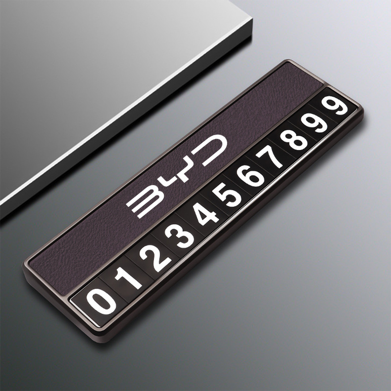 Suitable for Byd Temporary Parking Number Plate Song Pro/Max Yuan Qin Plus Dolphin Tang Move License Plate Number