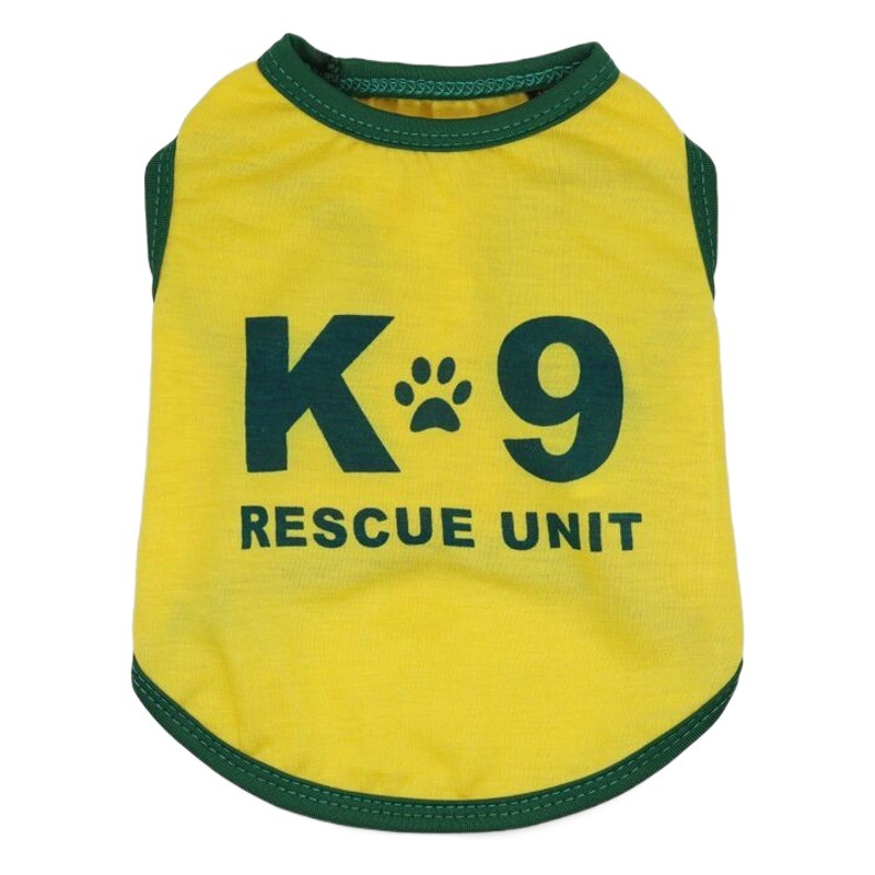 Ropa para mascotas verano fino Teddy francés cubo oso Bomei pequeño perro cachorro mascota verano carta chaleco