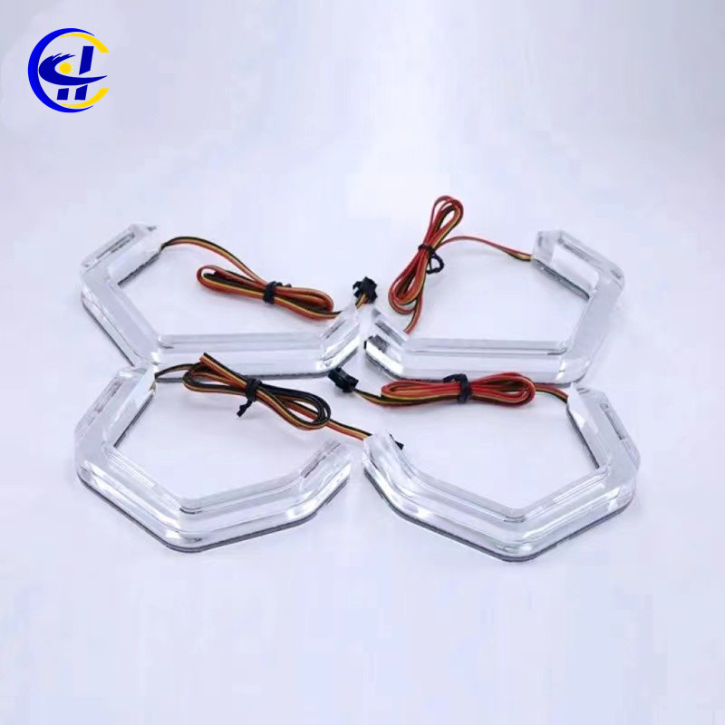 Suitable for E90 E92 M3 M4 car daytime running light LED angel eyes ice blue crystal angel eyes