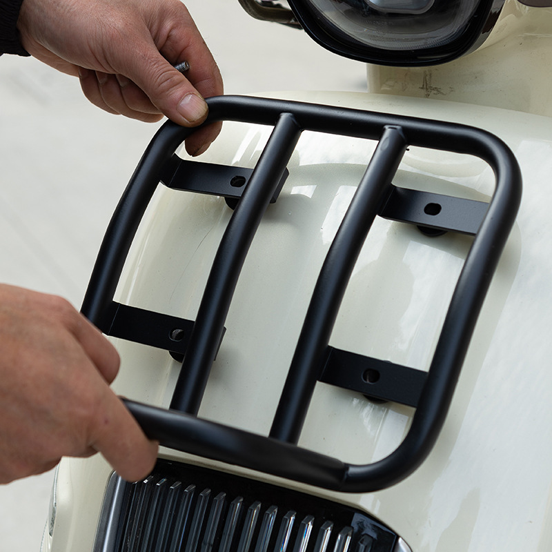 Motuoche For Southern Feige 150 Front Rack Motorcycle Book Bag Protective Bar Windshield Tail Box Modification (Motorcycle tail) - front-rack-split