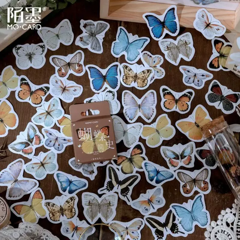 46 шт./уп. осенние лесные наклейки для вечеринки, клеящиеся DIY наклейки для декора