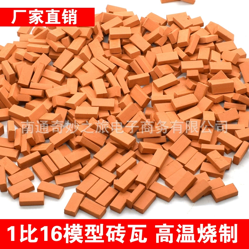 Модель в масштабе 1:16, миниатюрные кирпичики, имитация строительных блоков, домик, игрушка для самостоятельной сборки, микроландшафт, Amazon, AliExpress, сборка