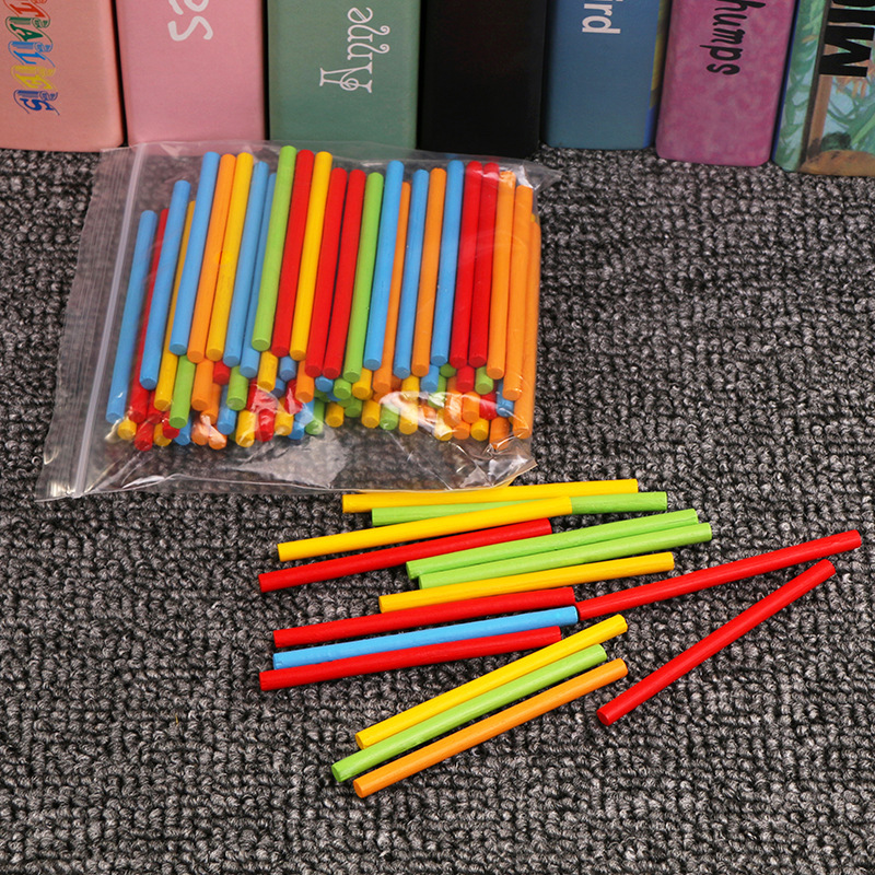 Venta al por mayor de enseñanza de la escuela primaria SIDA contando palo matemáticas niños aritmética palo contando palo Primer Grado adición y resta palo digital