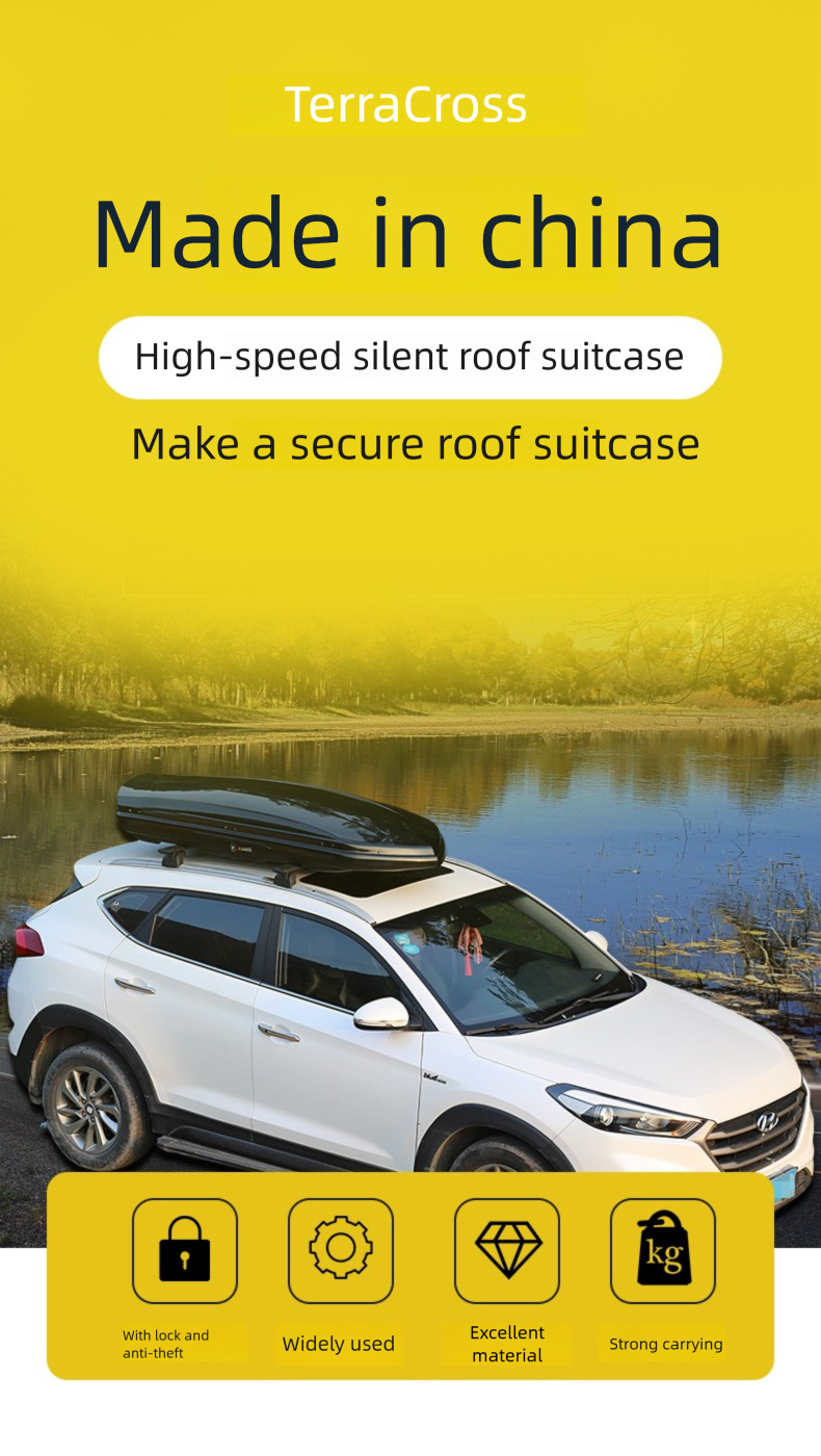 Universalcarroofbox-Largecapacity Roof Luggage Box Car-Mounted Expansion Large Capacity