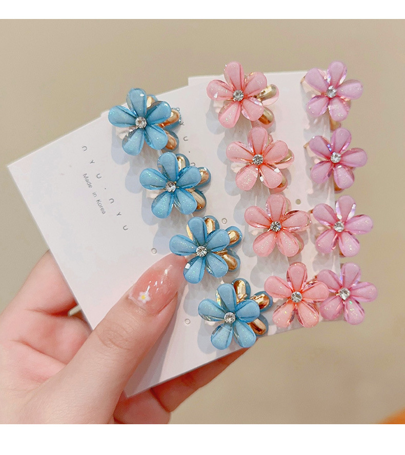 Women's Sweet Flower Arylic Alloy Plating Hair Clip display picture 3