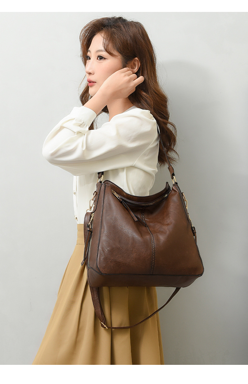 Cross-border women's bags 2023 New style single-shoulder bag, simple crossbody wandering bag, Korean-style handbag, women's tote large bag undefined