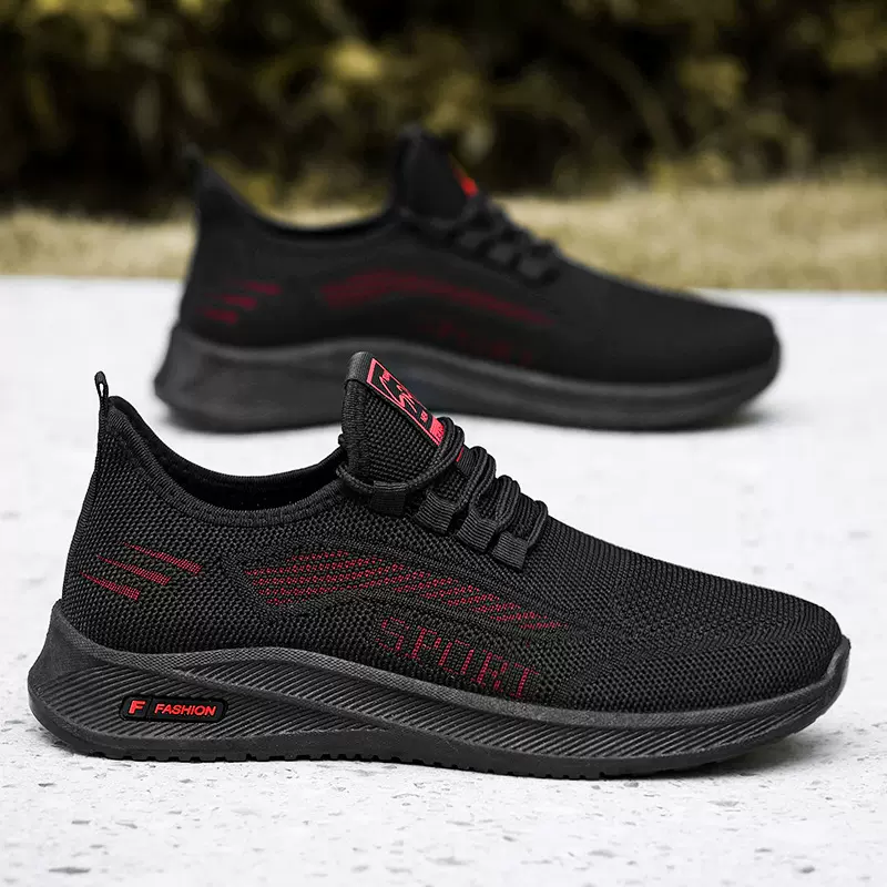 运动鞋男款夏季男鞋透气不臭脚跨境时尚单鞋批发软底舒适休闲鞋