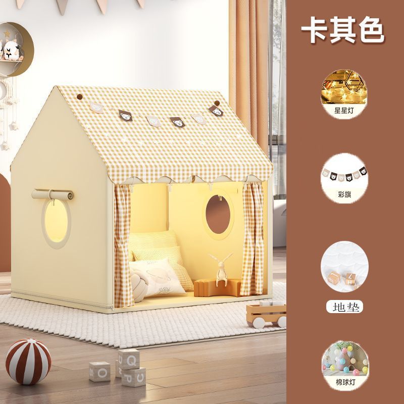 Tiendas de campaña para niños en interiores Niñas Niños Castillo Casa pequeña Casa de juguetes Princesa Fantástica Juegos de cama Base secreta
