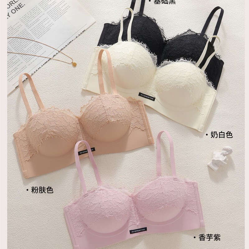 Original Cross-Border Round Cup Bra for Women, Push-Up for Small Busts, Sexy Lace, Wireless, Anti-Sagging, Lift-Up 2026 Original Cross-Border Round Cup Bra for Women, Push-Up for Small Busts, Sexy Lace, Wireless, Anti-Sagging, Lift-Up 2026